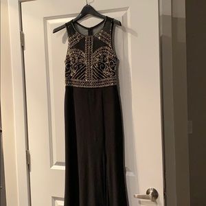 Black evening dress